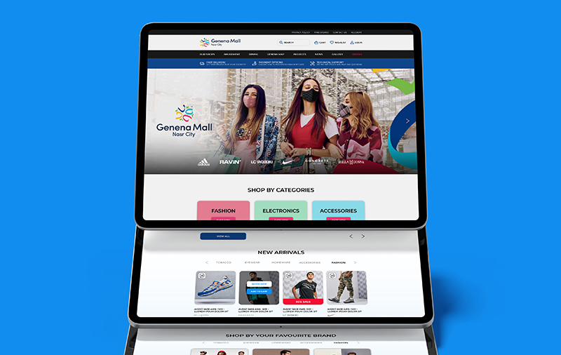 Genena Mall E-Commerce Website UI Design