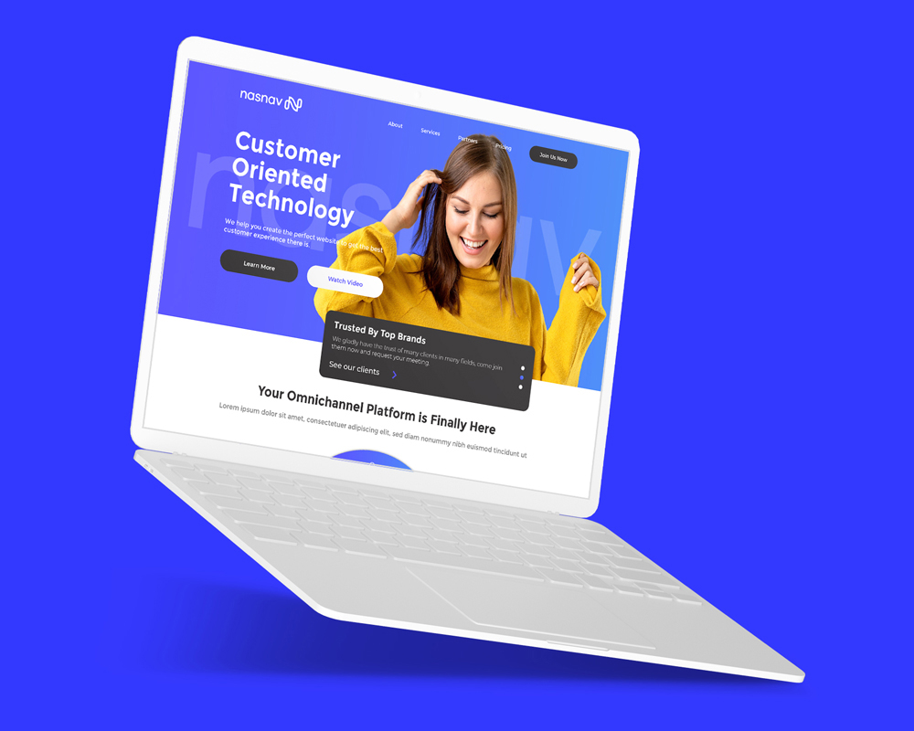 NasNav Website UI Design