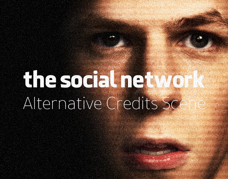 The Social Network Alternative Credits Scene